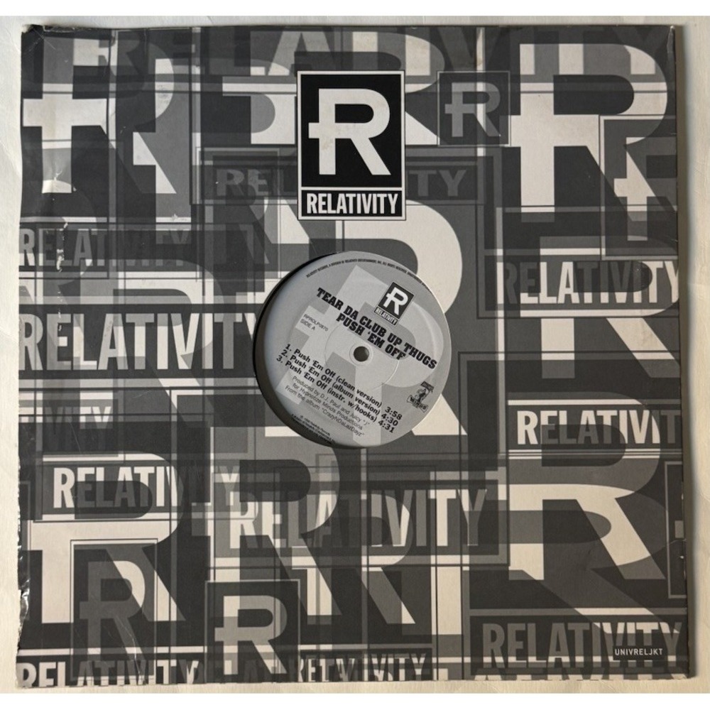 Tear Da Club Up Thugs - Push 'Em Off Vinyl Record (12") EX